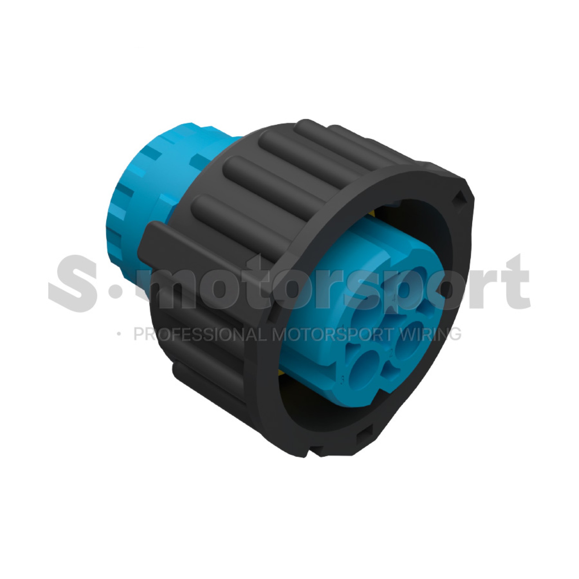 4-х контактный разъем TE AMP | Circular DIN Series | 4-1719434-1 | Socket